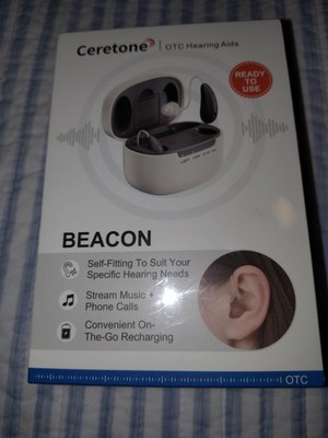 Ceretone Beacon OTC Hearing Aid Bluetooth Enabled with App Control CR-DW5A