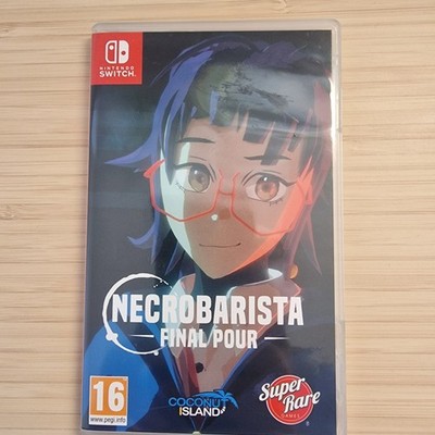 Necrobarista Final Pour Switch - 2022 Indie Visual Novel - Super Rare Games    