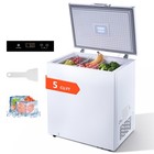 VEVOR Chest Freezer 5 cu.ft / 141L Compact Deep Freezer with 2 Storage Baskets