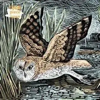 Puzzle - Angela Harding: Sumpf-Eule | Flame Tree Publishing | Deutsch | Puzzle
