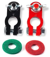 Universal Negative & Positive Battery Cable Terminals，Battery Terminals Color 
