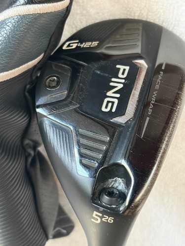 Ping G425 5 Hybrid 26* with Alta CB 70g Regular Graphite Mens RH plus head cove