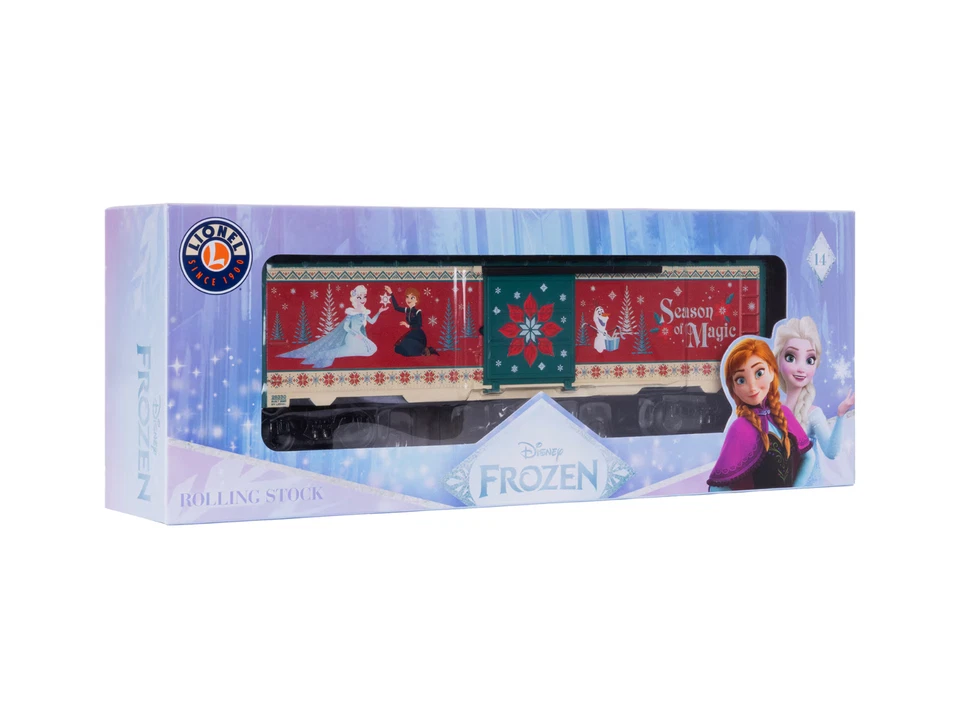 Lionel 2528330 Disney Frozen Christmas Boxcar O Gauge Toy Train Elsa Olaf 2025 - Image 4 of 4