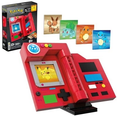 MEGA BLOKS - Pokemon: Kanto Region Pokedex, 322 Piece Building Toy Set [New Toy]