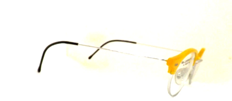 montatura per occhiali da vista uomo donna metallo vintage argento SAFILO giallo - Immagine 4 di 4