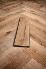 Luxury Vinyl LVT Click Flooring SPC Water Resistance Grey Oak Herringbone Plank