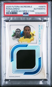 Carte Collection Futera Unique 2021 - Ronaldinho Patch /15 - Porté En Match Flamengo - Excellent état