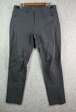 Ten Thousand Tactical Pants Black Adjustable Waist Utility Stretch Mens 35x30