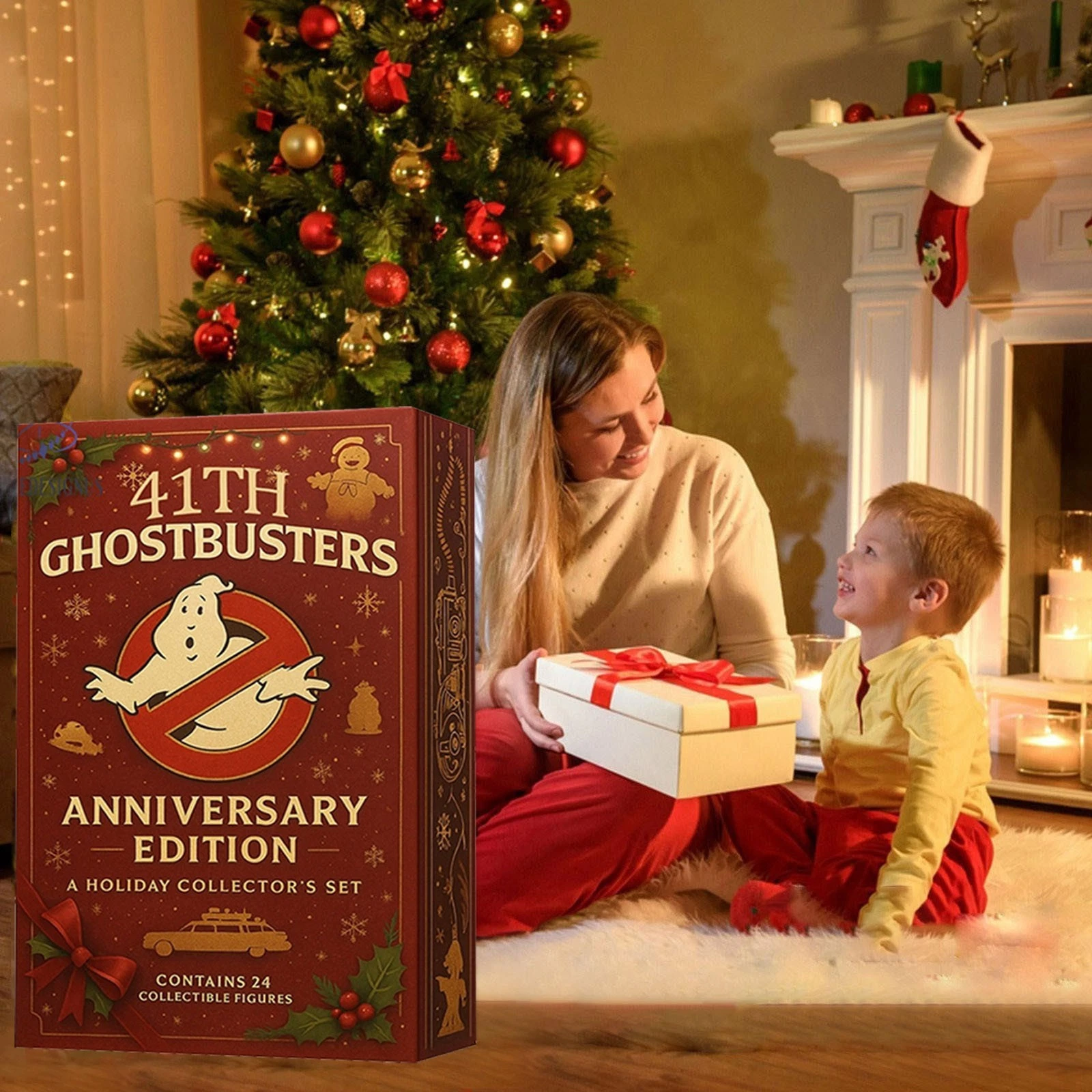 Ghostbusters 41St Anniversary 2025 Advent Calendar 2D Acrylic for Christmas Tree