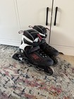 K2 Kinetic Youth Inline Skates Black/White with Pink Accents (Pair) — photo 2