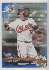 2017 Bowman Prospects Blue 32/150 Chance Sisco #BP42 s3g