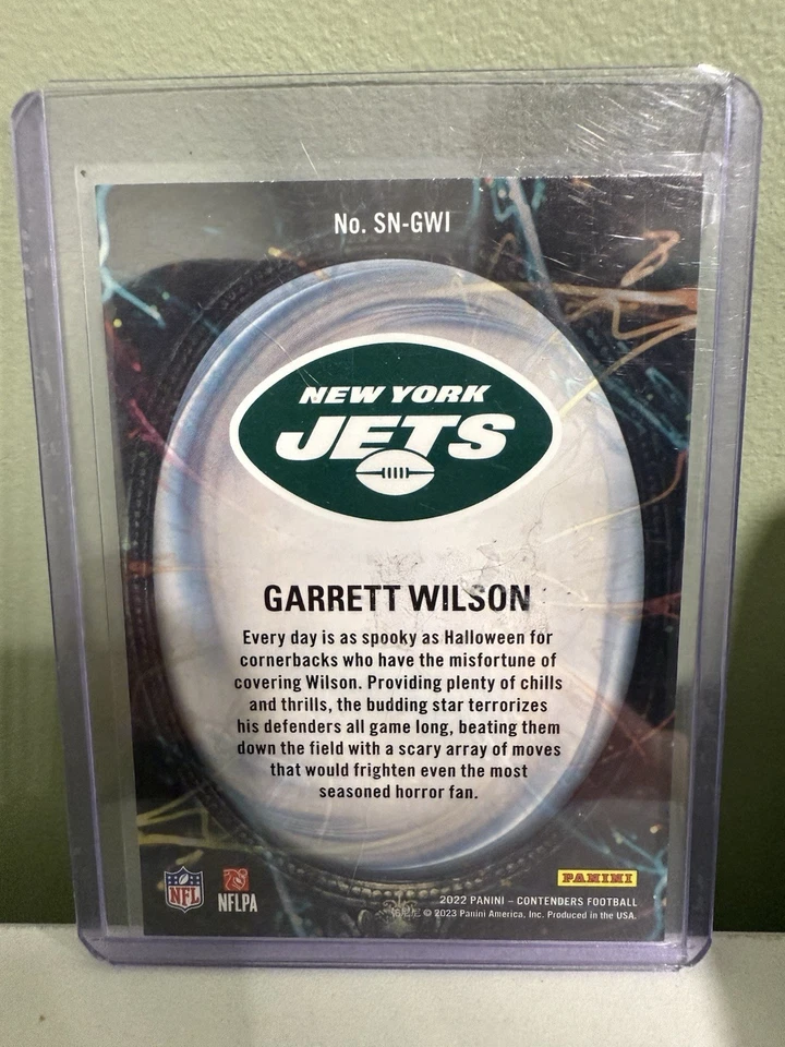 2022 Panini Contenders - Supernatural Garrett Wilson #SN-GWI (RC) - Image 2 of 2