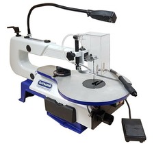 CHARNWOOD SS16F Variable Speed 16" Scroll Saw With Foot Pedal, LED, Rotary