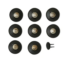 Jeans  Button Metal Black Button open top concave  High quality Made In USA