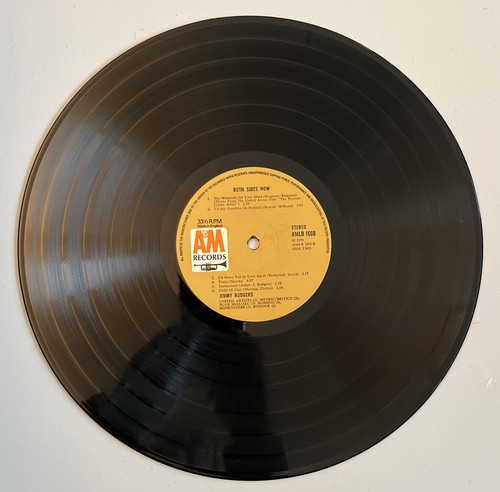 JIMMIE RODGERS Both Sides Now LP LAMINATED FRONT 33rpm 12" UK 1970 VG+/VG+ - Picture 6 of 6