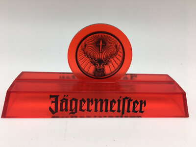 Jägermeister Tischaufsteller / Speisekartenhalter / Aufsteller 