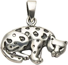 Wildthings Sterling Silver Leopard Pendant