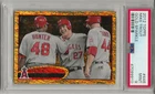 2012 TOPPS  #446  MIKE TROUT,  PSA 9 MINT, GOLD SPARKLE, RC, ROOKIE, L@@K !