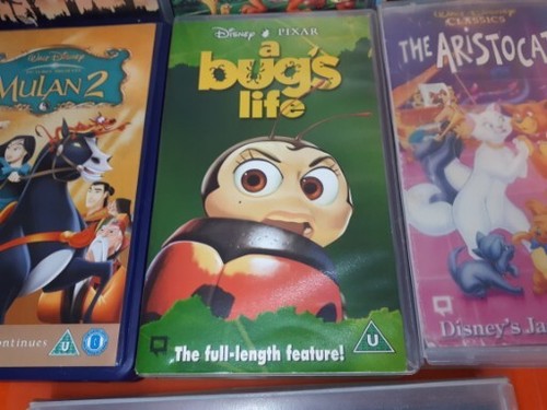Disney Video Bundle 7x VHS Mary Poppins, A Bugs Life, Bedknobs & Broomsticks GC - Picture 6 of 20