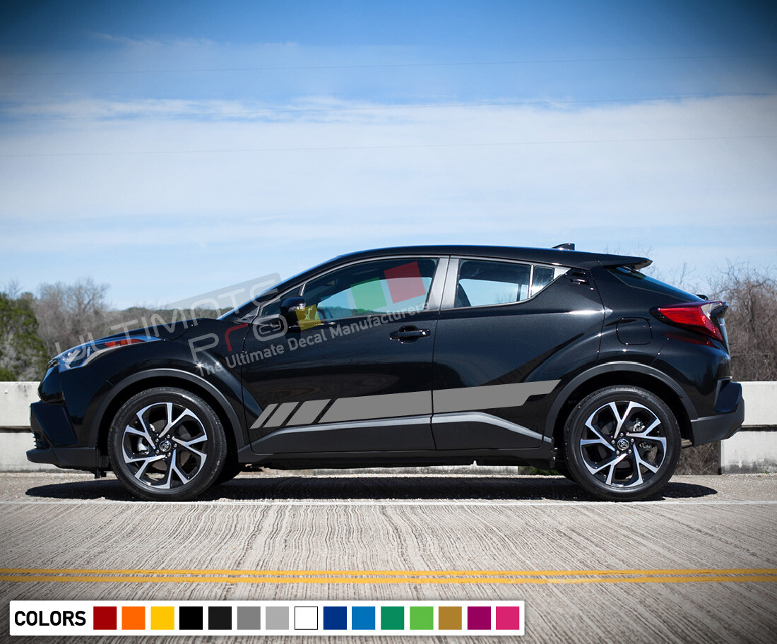 C-HR ピンバッジ 2x For Toyota C-HR CHR 2018-2023 Car Side Sport