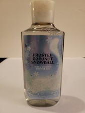 Bath Body Works " Frosted Coconut Snowball" Aloe Vitamin E Shower Gel,10 oz