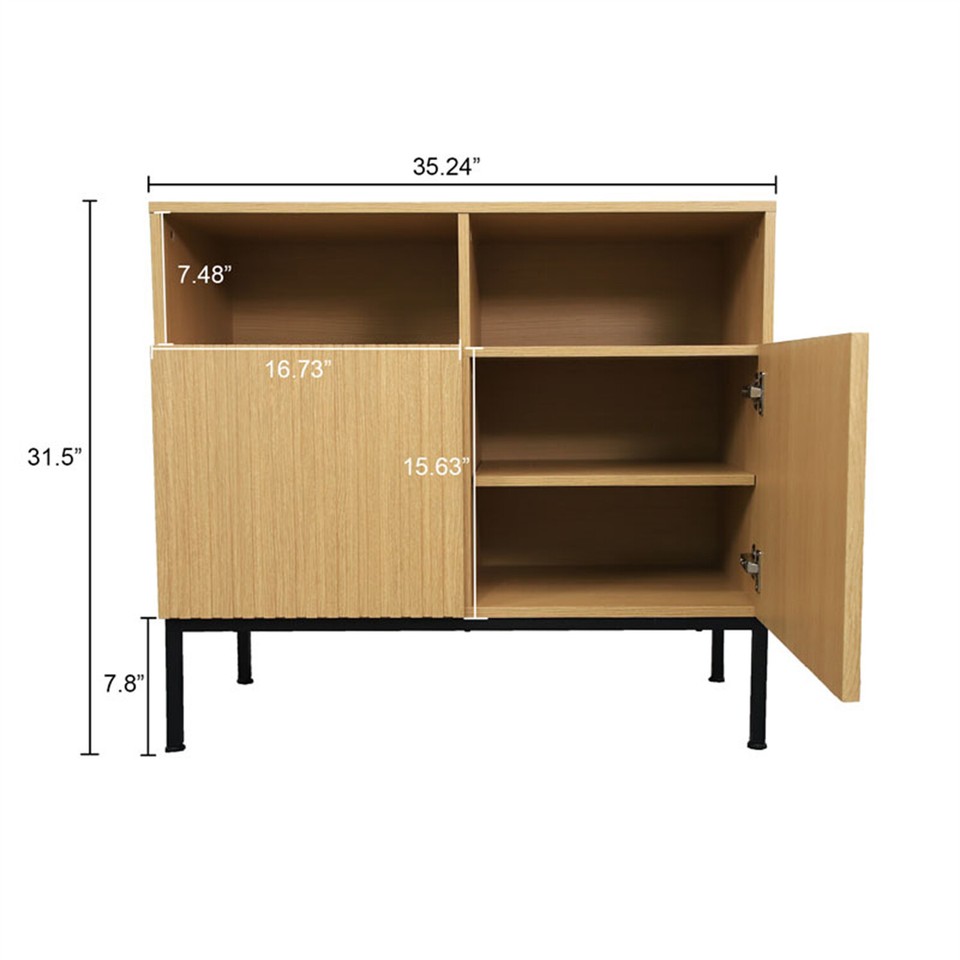 Coffee Bar Sideboard Buffet Kitchen Corner Storage