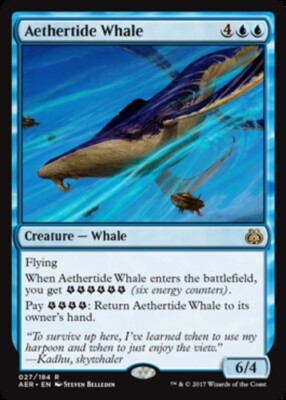 x1 Aethertide Whale R MTG Aether Revolt M/NM, English