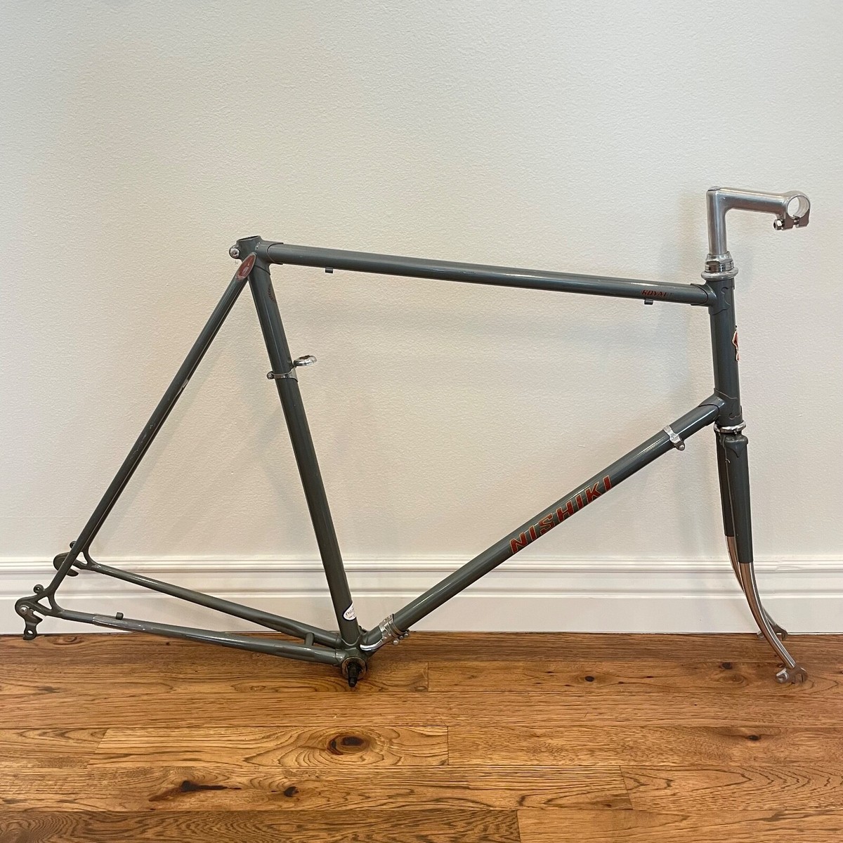 Vintage Nishiki Royale Steel Road Bike Racing Frame Fork 700c 63cm