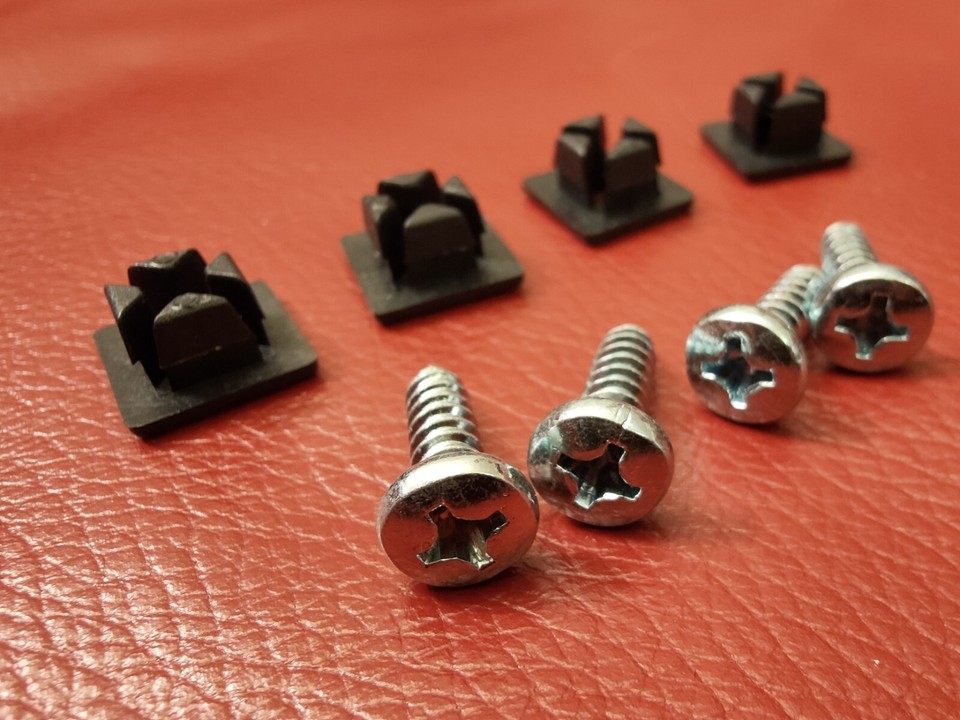 8x Auto Security License Plate Screws Stainless Steel Car Truck SUV ...