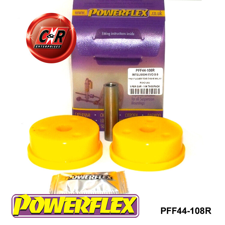 Powerflex Fr Inferiore Differenziale Mnt Strada Uso per Mitsubishi Evo 7-8-9 Con