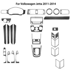 43pcs For Volkswagen Jetta Sedan Carbon Fiber Full Interior Kit Cover Trim