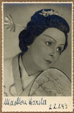Madlon Harder 1949 Unterschrift Sopran Opera