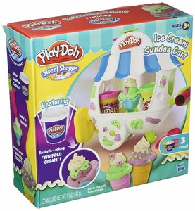 play doh sweet shoppe ice cream sundae cart