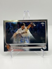 2022 TOPPS CHROME BASEBALL KERVIN CASTRO RC BASE AUTO RA-KC SAN FRANCISCO GIANTS