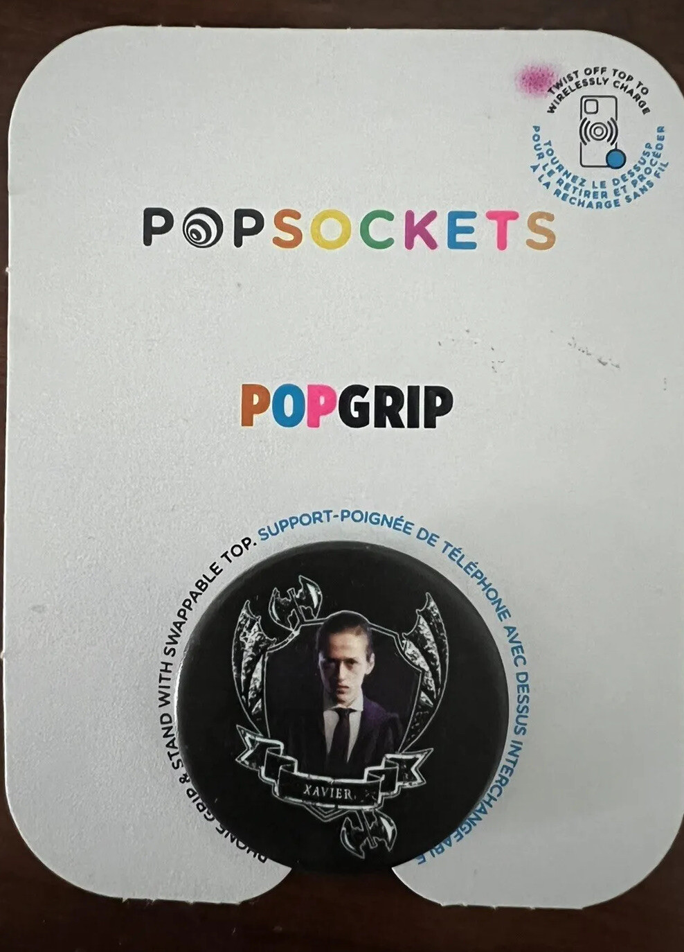 NEW PopSocket Popgrip Netflix Wednesday (Addams) Xavier-image