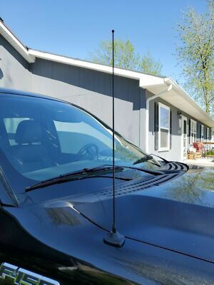21'' Black Stainless Antenna Mast Power Radio AM/FM for FORD F-150 2009-2025 New