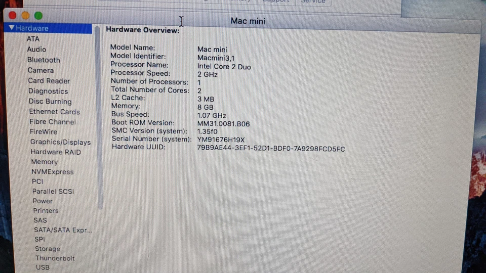 Apple Mac Mini A1283 Core 2 2.0Ghz 128GB SSD 8GB RAM MB463LL/A 2009 El Capitan - Image 2 of 4