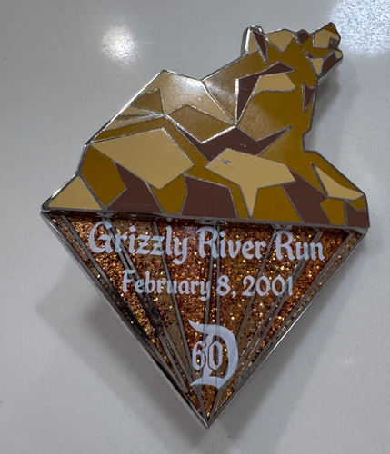 Disneyland 60th Anniversary - Trading Board Game Pin - Grizzly River Run LE 3000 - Picture 3 of 3
