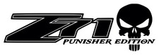 Z71 Punisher Edition Decal 1 6.25"x20" Choose Color
