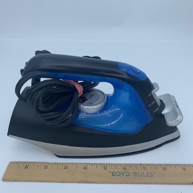 Hamilton Beach Nonstick 2-in-1 Iron/Steamer 14525 blue black silver