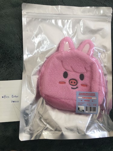 Changbin Stray Kids Chocolate Factory SKZOO Fluffy Pouch Offical