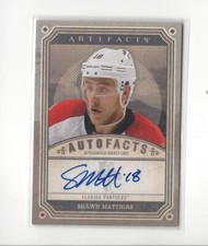 2013-14 Artifacts Autofacts Shawn Matthias AUTOGRAPH Panthers
