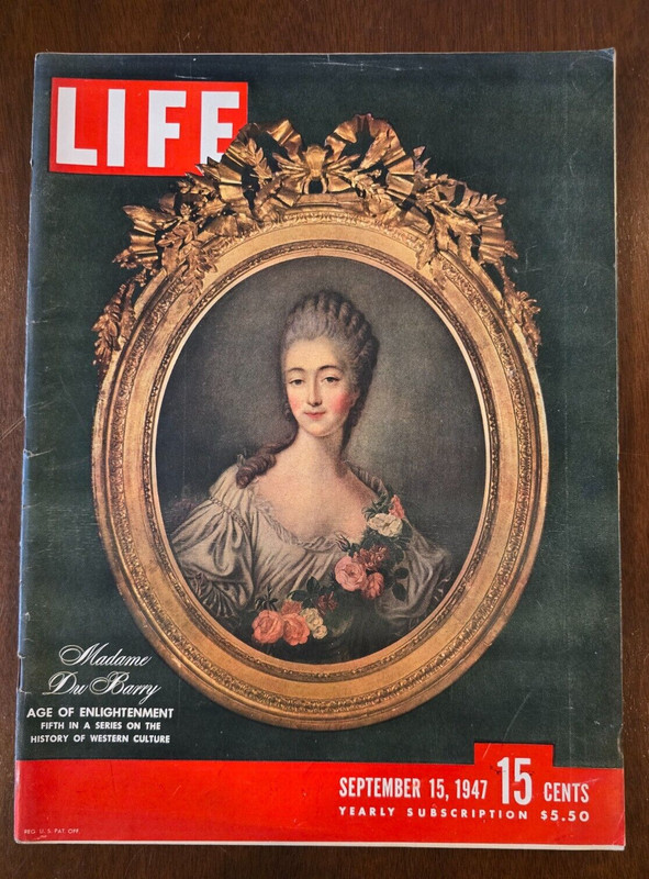 Life Magazine September 15 1947 Madame Du Barry Germanys Lost Youth