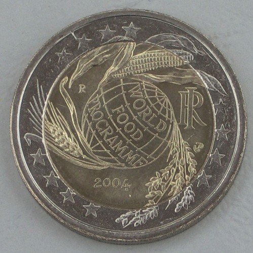 2 Euro World Food Programme 2004 Ebay 2 Euro Commemorative Coin Italy 2004 50 Years World Food Program Unz | eBay