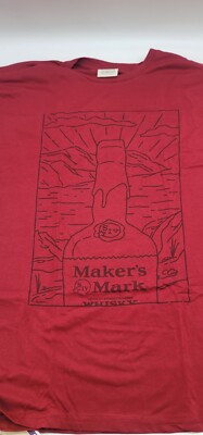 makers mark shirt red new sealed