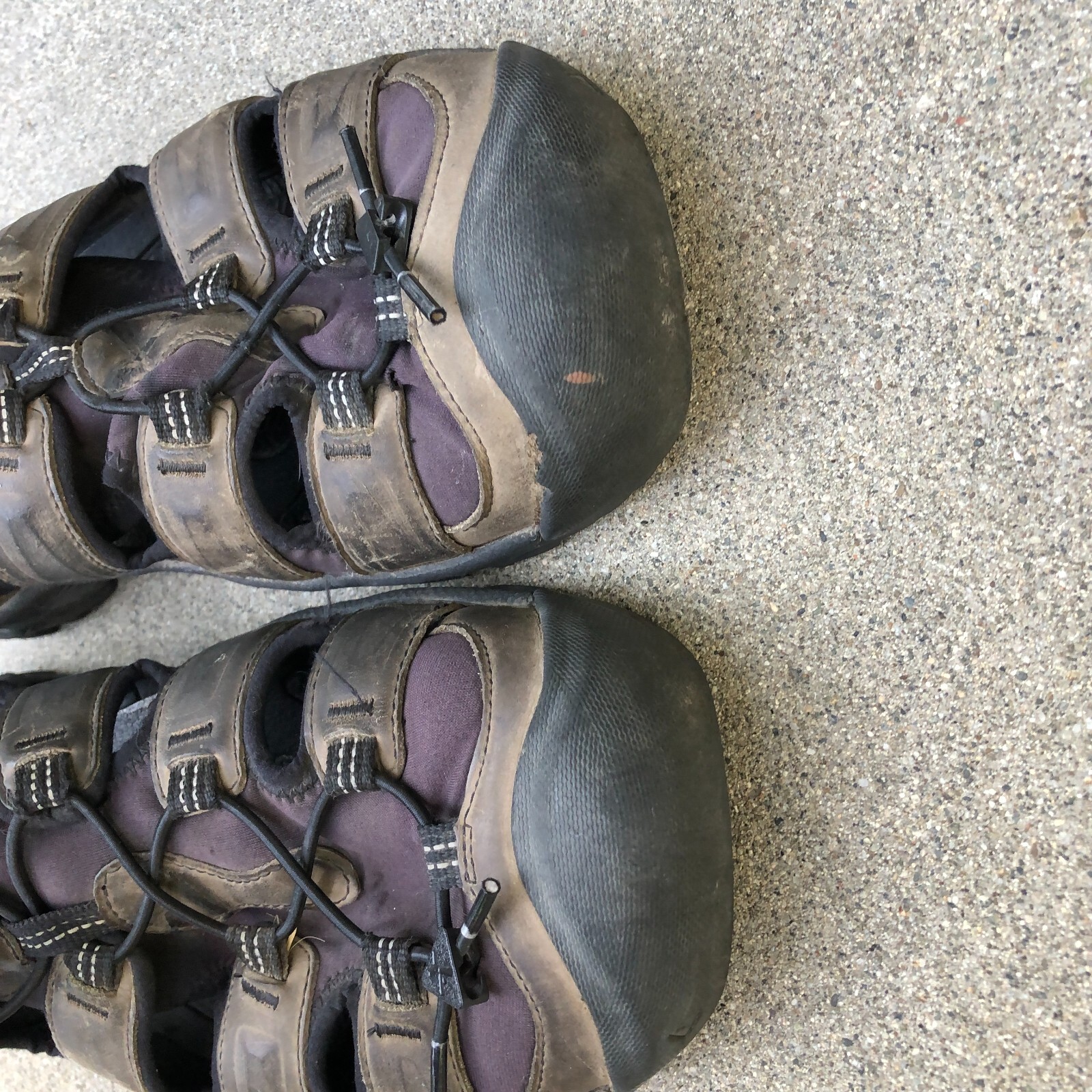 KEEN TARGHEE Waterproof Leather Sandals Shoes Men's 14 Brown Hiking Outdoors