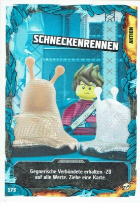 Lego Ninjago Serie 6 Die Insel TCG Karte Nr. 173 Schneckenrennen
