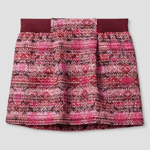 Baby Girls' Red Jacquard Mini Skirt, Genuine Kids from OshKosh,18M,2T-5T,6,6X - 第 1/1 張圖片