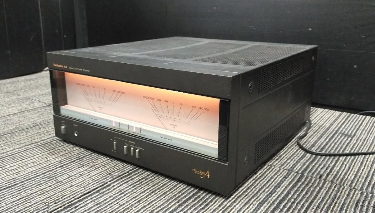 Free shipping) TECHNICS SE-A3 Stereo Power Amplifier AC100V Free shipping) TECHNICS SE-A3 Stereo Power Amplifier AC100V