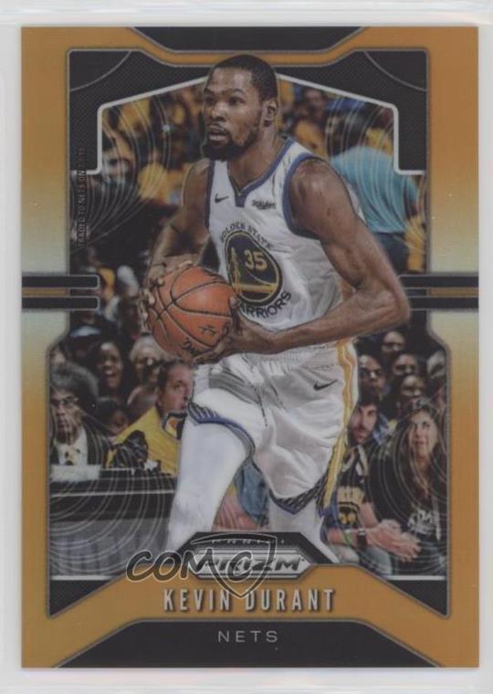 2019-20 Panini Prizm Orange Prizm /49 Kevin Durant #210